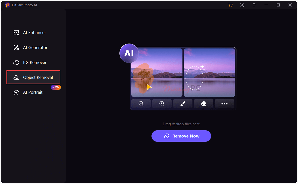 Hitpaw Photo Ai Object Removal Hitpaw Photo Ai Object Removal
