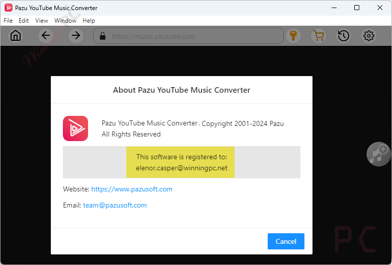 License Info Pazu Youtube Music Converter License Info Pazu Youtube Music Converter