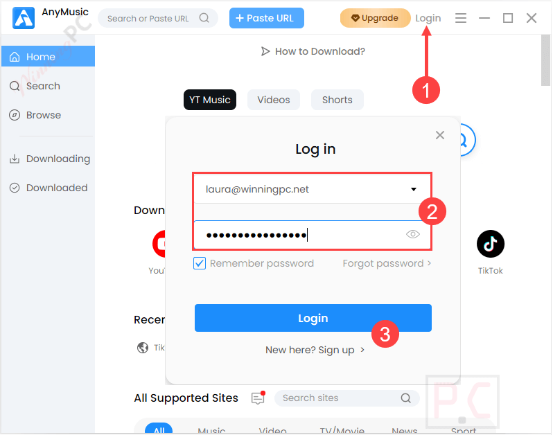 Login Amoyshare Anymusic Login Amoyshare Anymusic