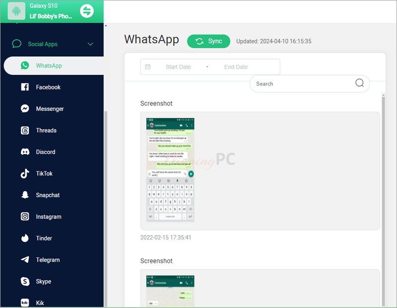 Famiguard Pro For Android Social Apps Screenshot Famiguard Pro For Android Social Apps Screenshot