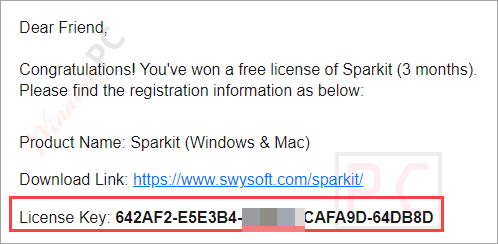 Get Sparkit License Key Get Sparkit License Key