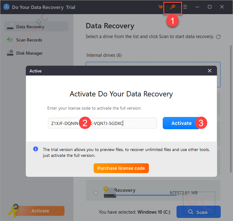 Activate Do Your Data Recovery Professional Activate Do Your Data Recovery Professional