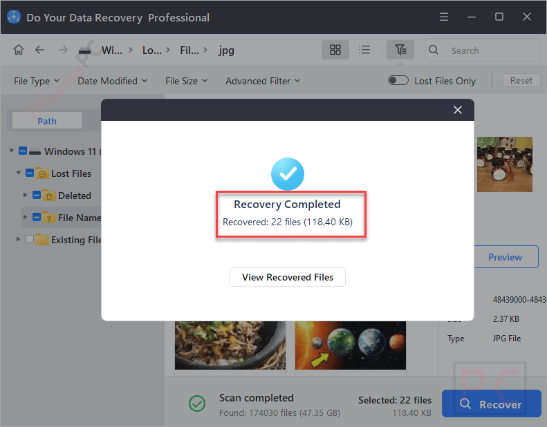 Recovery Completed Do Your Data Recovery Professional Recovery Completed Do Your Data Recovery Professional