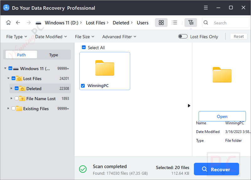 Select Folder Do Your Data Recovery Professional Select Folder Do Your Data Recovery Professional