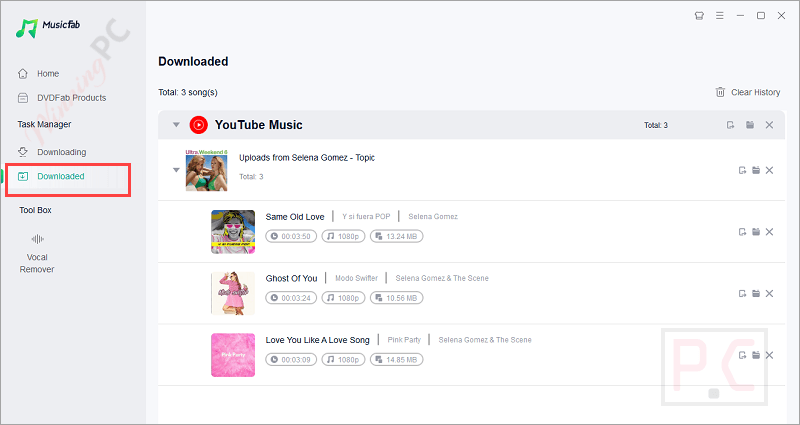 Downloaded Musicfab Youtube Music Converter Downloaded Musicfab Youtube Music Converter