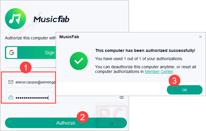 Musicfab Youtube Music Converter Authorized Successfully Musicfab Youtube Music Converter Authorized Successfully
