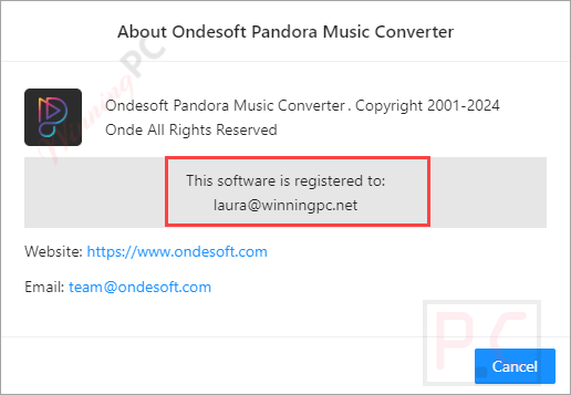 About Ondesoft Pandora Music Converter About Ondesoft Pandora Music Converter