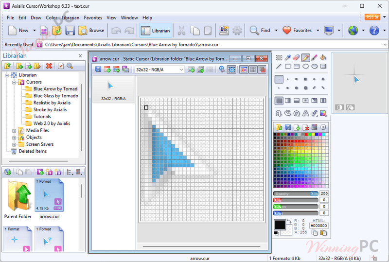 Axialis Cursorworkshop Screenshot Axialis Cursorworkshop Screenshot