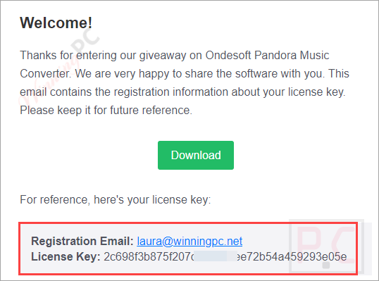 Get Ondesoft Pandora Music Converter Key Get Ondesoft Pandora Music Converter Key