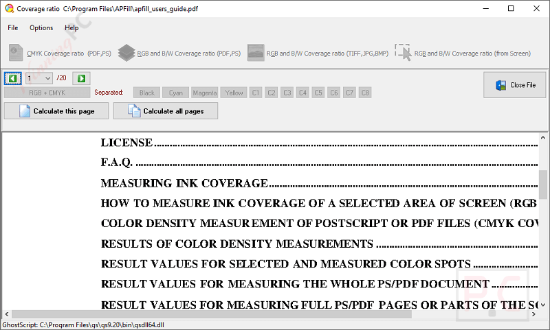 Pdf Ratio Apfill