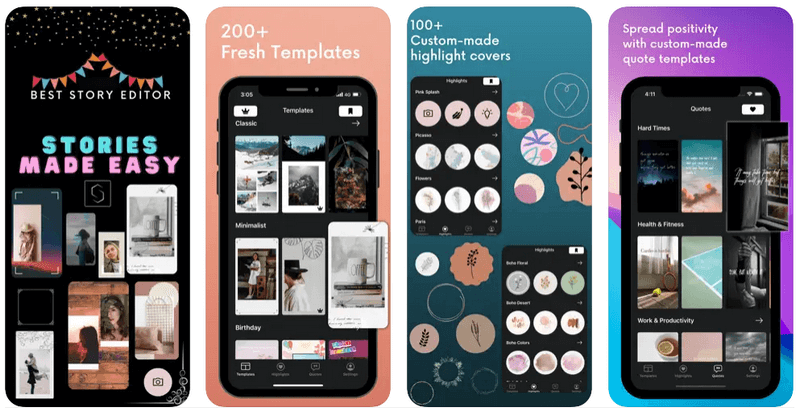 Storia Insta Story Template Screenshot