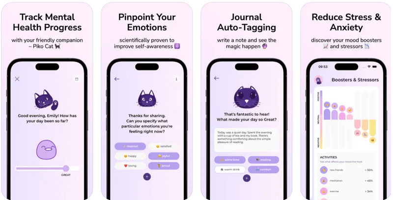 Pink Piko Diary Daily Journal Screenshot