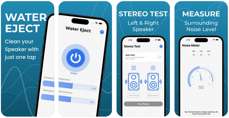 Water Eject Ios App Screenshot