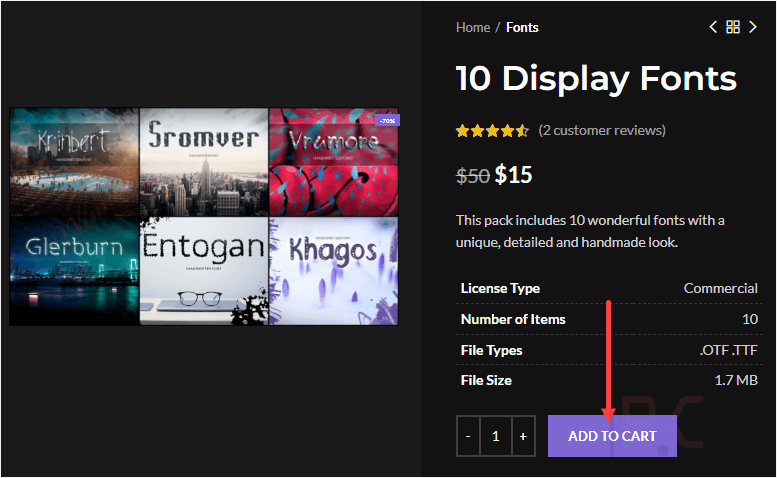 Eldamar Studio: Display Fonts Giveaway Page