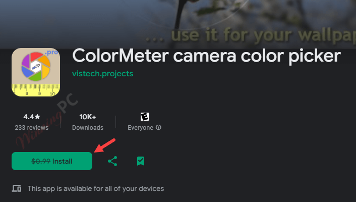 Colormeter Camera Color Picker For Android Giveaway