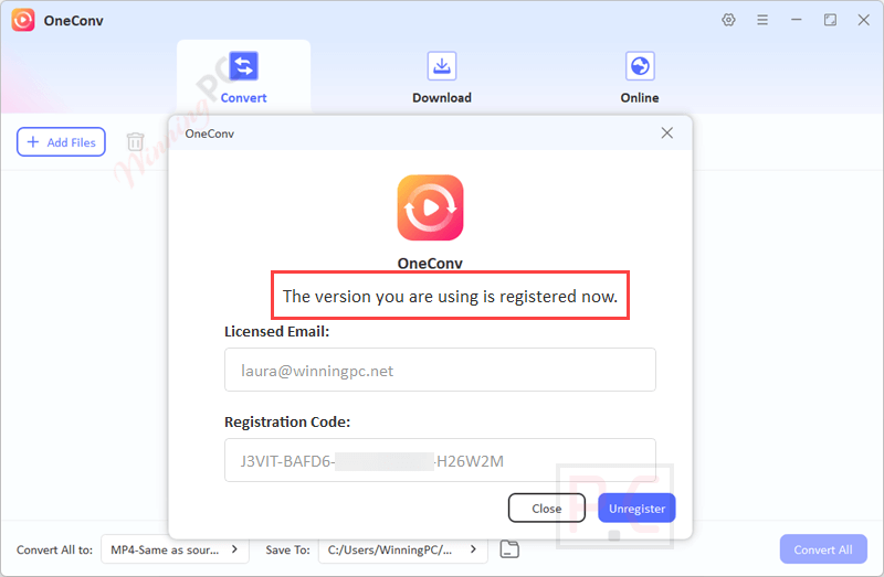 Get Oneconv Video Converter Free Get Oneconv Video Converter Free