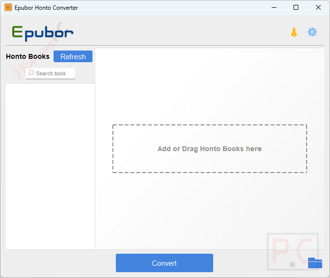 Epubor Honto Converter Free English Interface