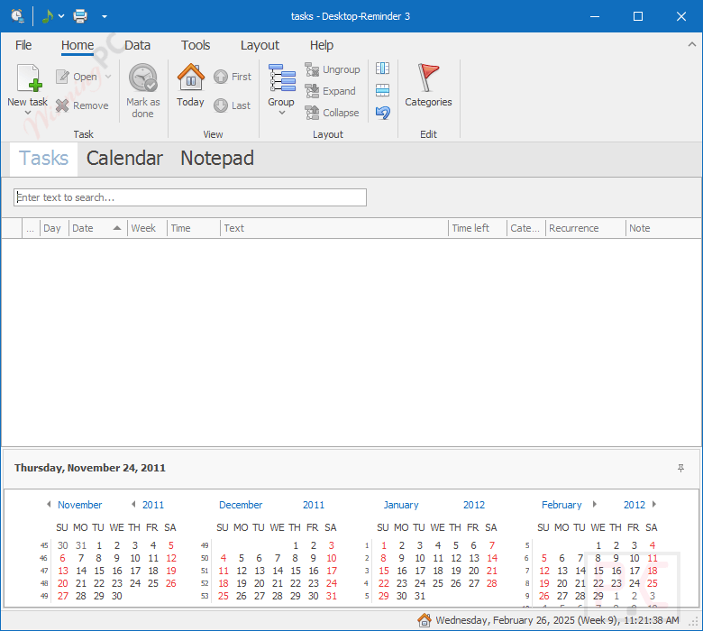Desktop Reminder Pro Main Screenshot Coupon Desktop-Reminder Pro