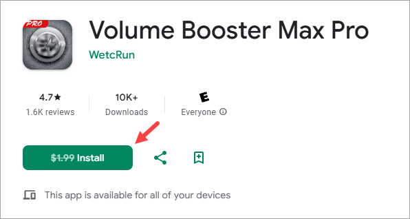 Volume Booster Max Pro Giveaway Volume Booster Max Pro For Android Giveaway